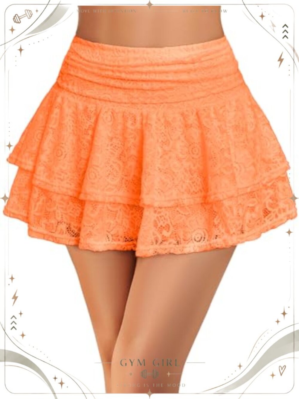 Pleated Mini Skirt Lace High Waisted Ruffled A-Line Flared